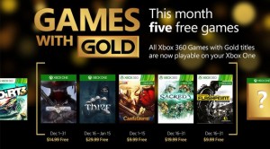 Los Games with Gold Diciembre 2015 suman cinco más a la colección.