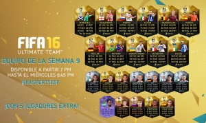 Fifa 16 Ultimate Team Semana 9
