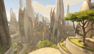 En este mapa híbrido tendremos buenas dosis de team fighter en Overwatch.