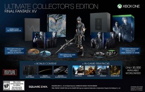 ediciones Final Fantasy XV Deluxe y Ultimate Collector: Final Fantasy Ultimate Collector's Edition