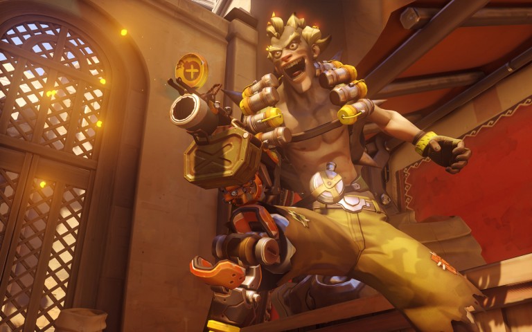 Junkrat: especialista en explosiones y con un retorcido sentido del humor.