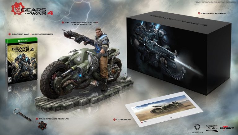 Gears of War 4 Collector's Edition llega llena de contenido para los más fans.