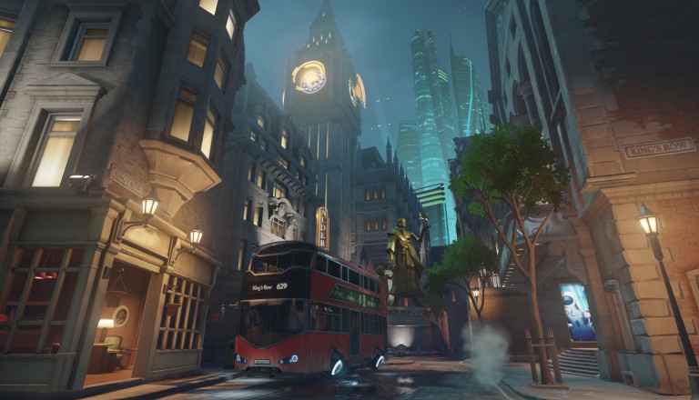 King’s Row es un mapa futurista localizado en Londres.