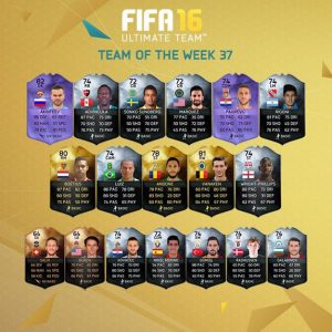 El FIFA 16 Ultimate Team Semana 37 está marcado por la ausencia de las grandes ligas europeas.
