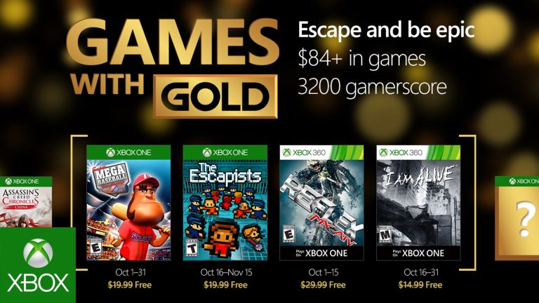 Ya están aquí los Games with Gold de octubre