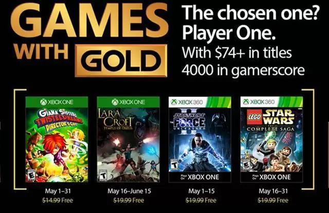 Microsoft nos descubre la colección de Games with Gold de mayo 2017.