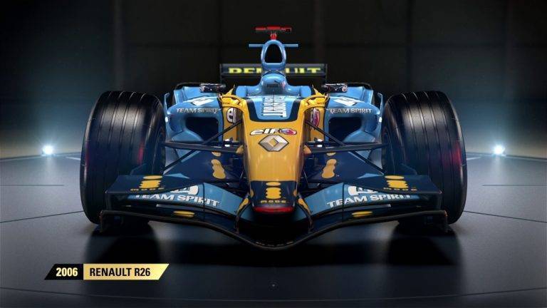 El R26 de Fernando Alonso en 2006 de F1 2017