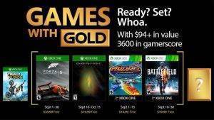 Microsoft nos descubre la colección de Games with Gold de septiembre 2017.
