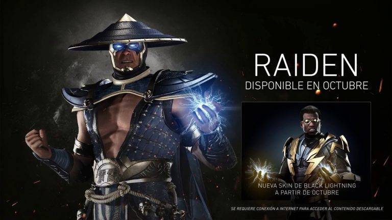 Raiden llega a Injustice 2 y estrena tráiler