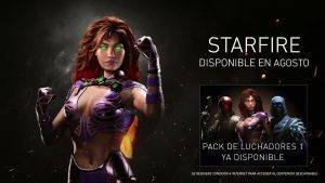 Septiembre en Injustice 2 con Starfire