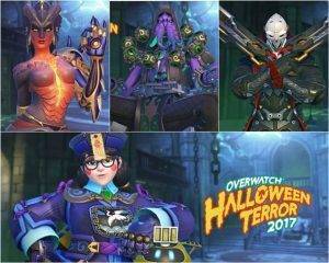 Primer vistazo filtrado a los skins de Halloween en Overwatch.
