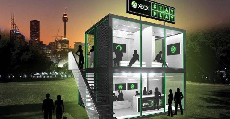 Así lucirá el hotel de Xbox One X temporal.