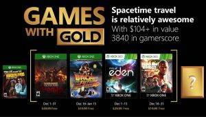 Microsoft nos descubre la colección de Games with Gold de diciembre 2017.
