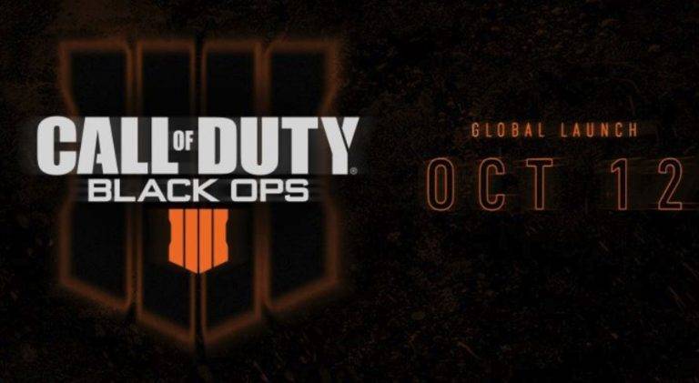Fecha de lanzamiento del recién anunciado Call of Duty Black Ops 4.