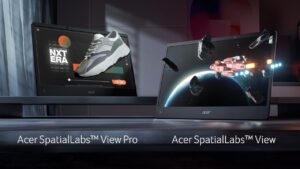 Monitores Acer con 3D estereoscópico sin gafas