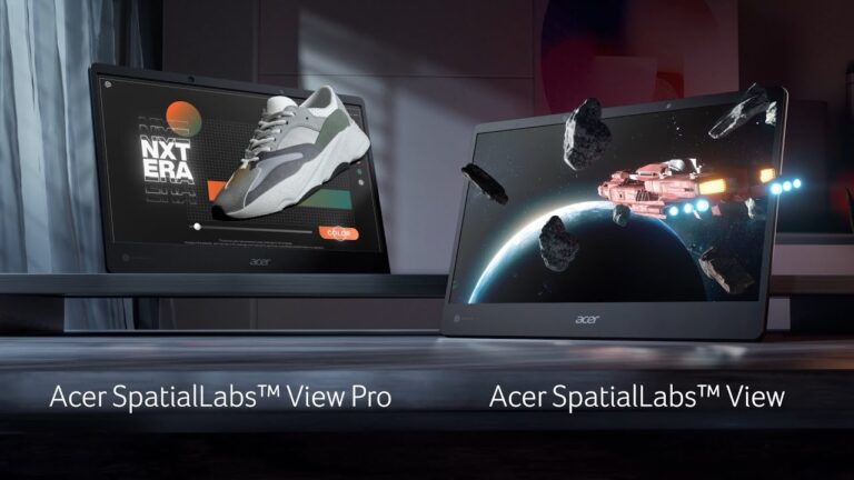 Monitores Acer con 3D estereoscópico sin gafas