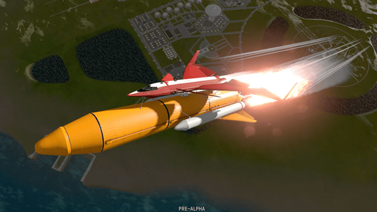 Nada mejor que un cohete... quizá un dinosaurio...