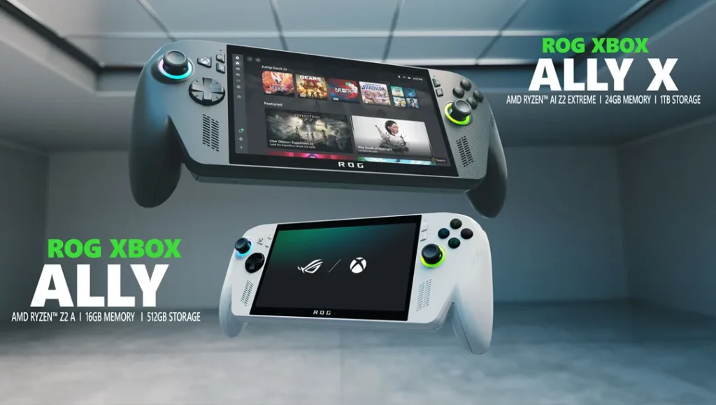 Asus ROG XBOX Ally y Ally X llegan bajo el paraguas de Microsoft.