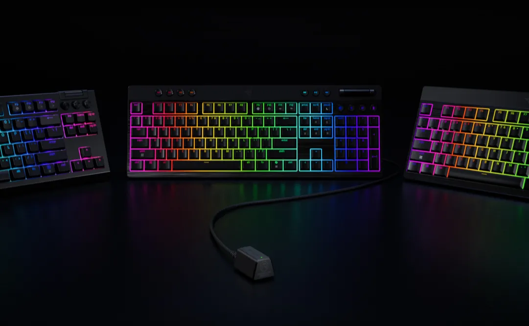 Razer hyperpolling 4000 MHz teclados actualización disponible descargar oferta
