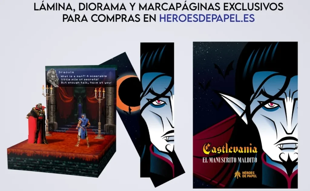 Regalo Libro de Castlevania El manuscrito maldito 2026