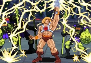 he-man masters del universo beat'em up pixelart indie fecha de salida