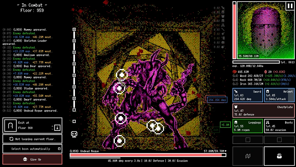 horripilant analaisis rpg idle clicker terror 2