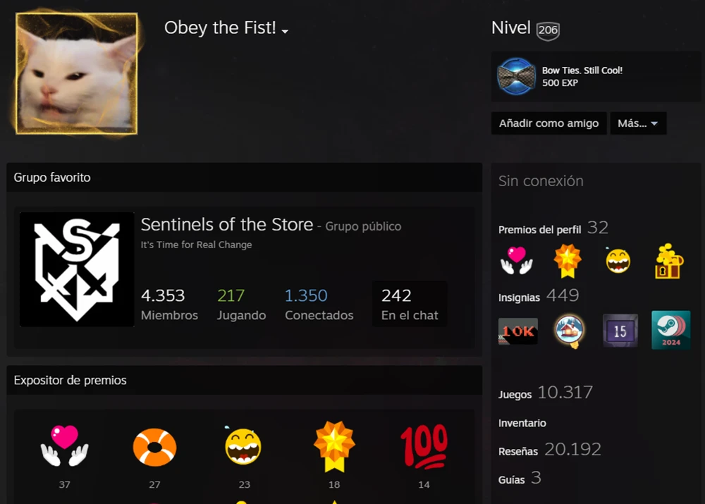 steam obbey the fist