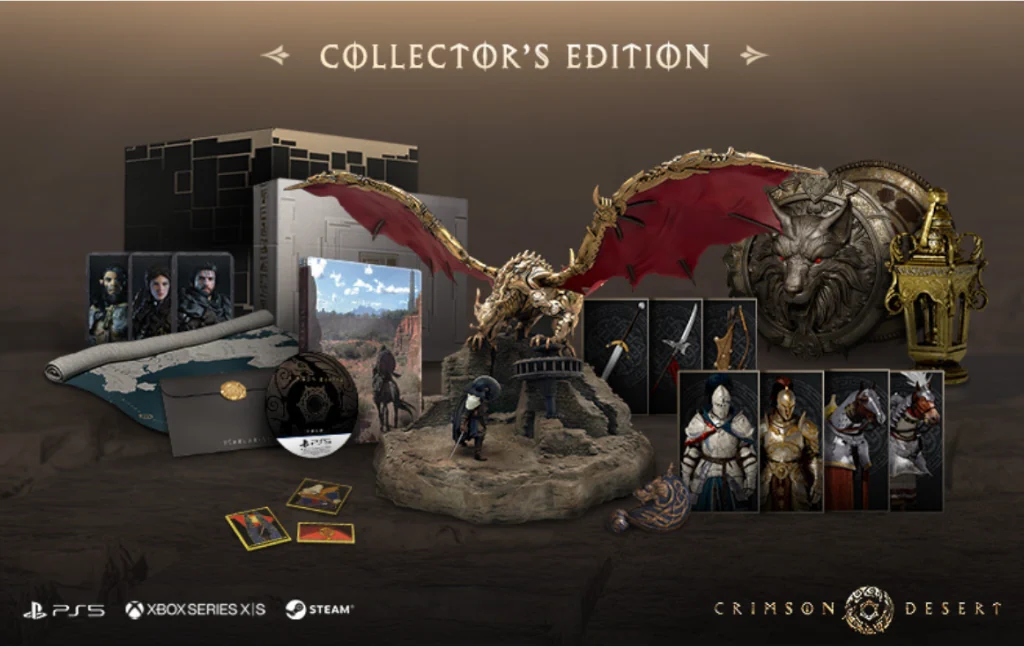 Oferta FAQ de Crimson Desert Edición Especial Coleccionista