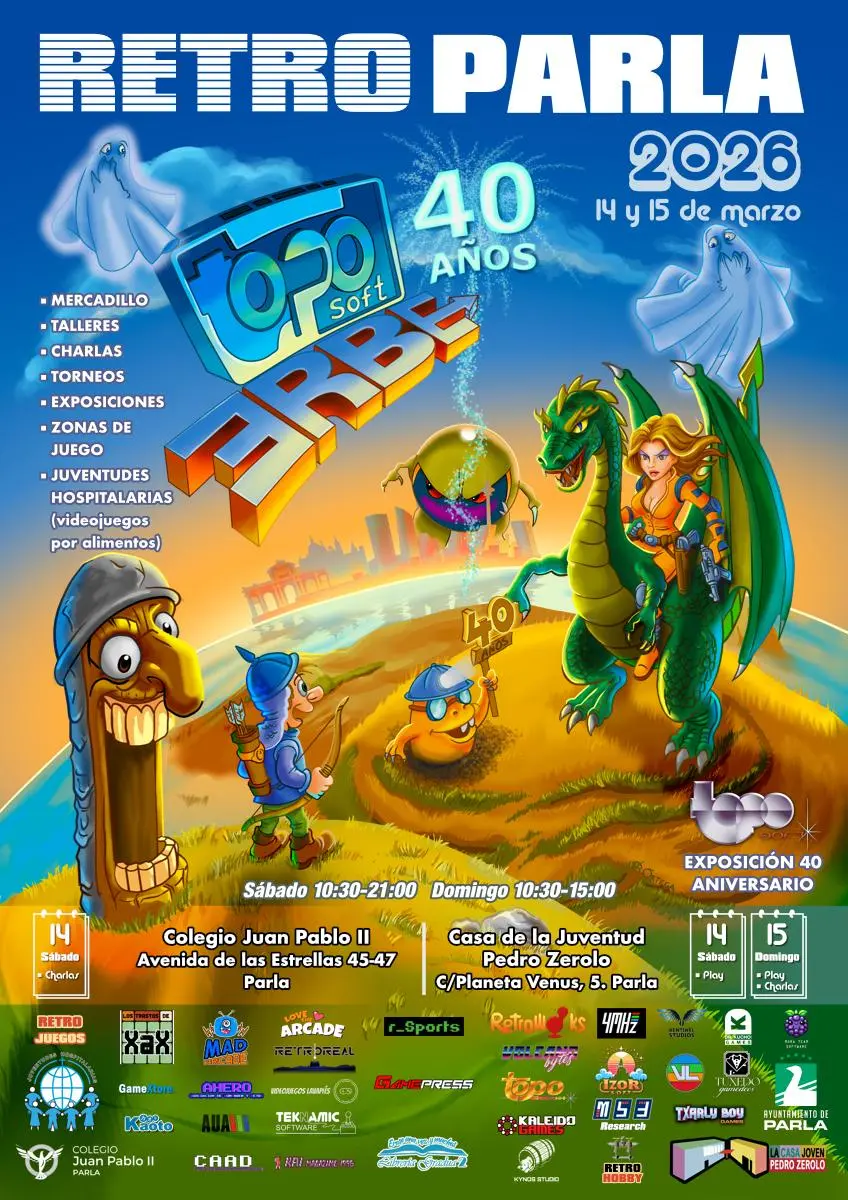 Cartel oficial de Retro Parla 2026