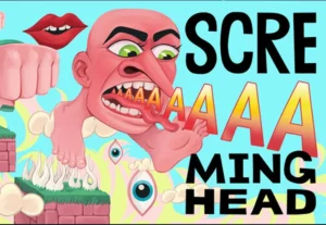 Screaming Head arte salvaje y acción directa en un plataformas único