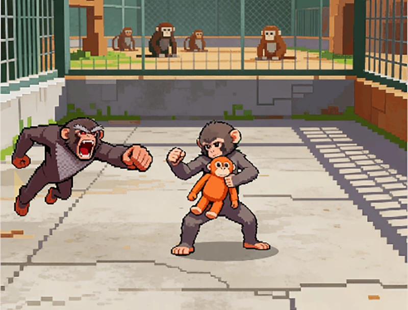 punch the mokey zoo fighter 1