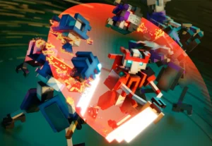 Epic Games regala esta semana un brutal arena voxel para cortar robots sin parar