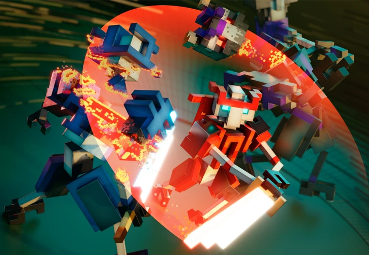 Epic Games regala esta semana un brutal arena voxel para cortar robots sin parar