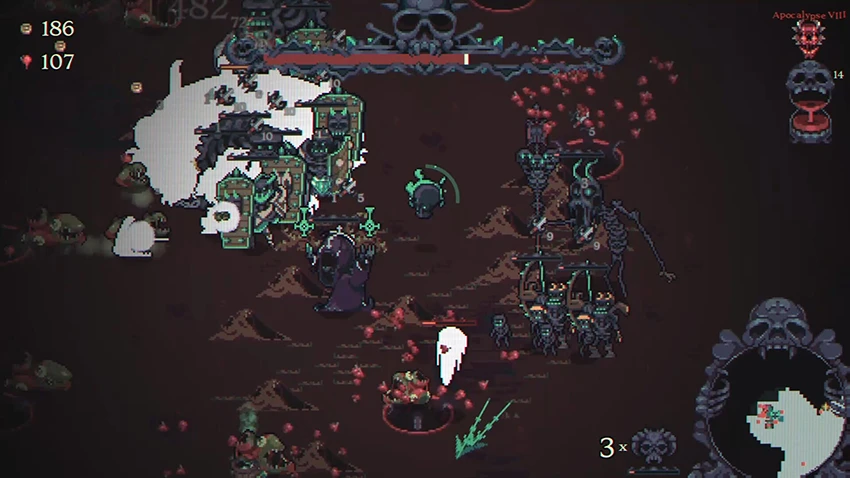 Skull Horde apuesta por la estrategia en un roguelike distinto