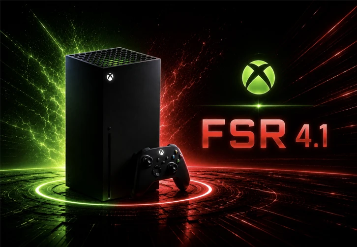 FSR 4.1 impulsa una Xbox Series X Pro
