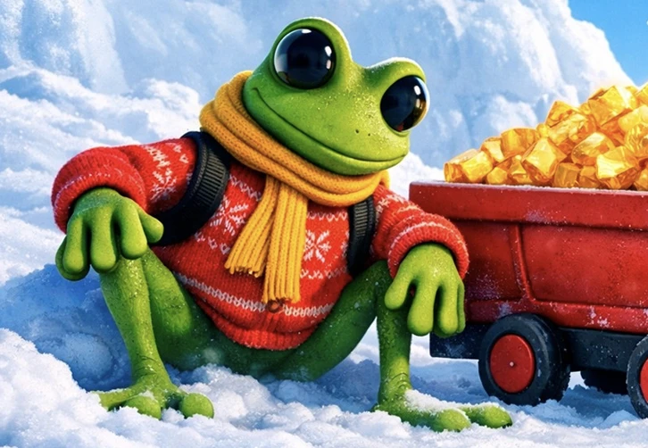 Froggy Hates Snow, excavar para no morir 2