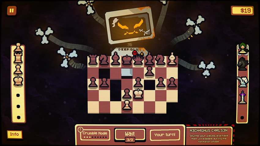 Gambonanza, ajedrez con vuelta de tuerca 1