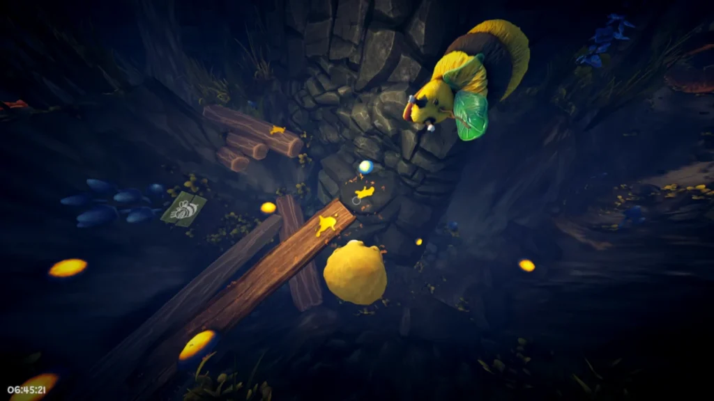 Una abeja en Koloboke Sickness Simulator