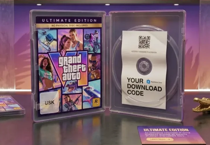 GTA 6 nos avisa- adiós al lector de discos