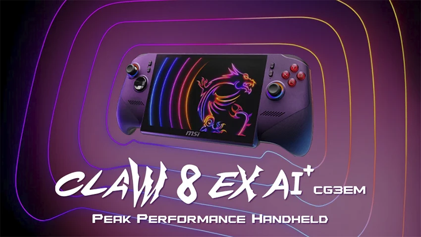 MSI Claw 8 EX AI Plus, el PC consolizado más caro