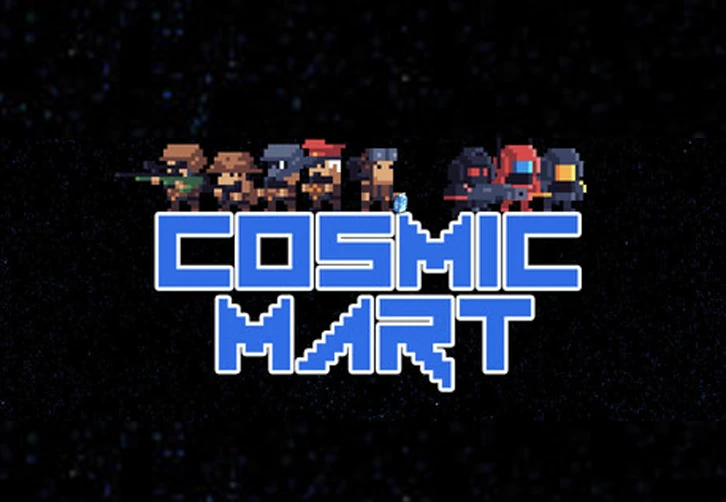 COSMIC MART ANALISIS REVIEW ROGUELITE INDIE PIXELART.webp
