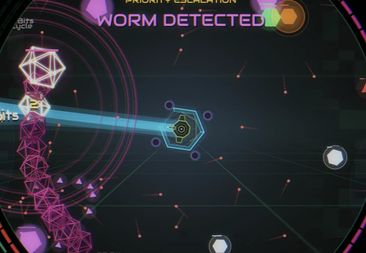 Hex Core: Un Asteroids incremental