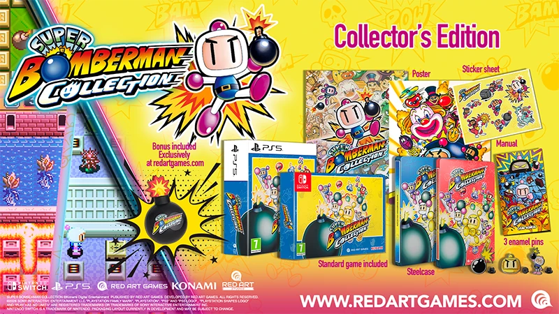 Edición física de Super Bomberman Collection