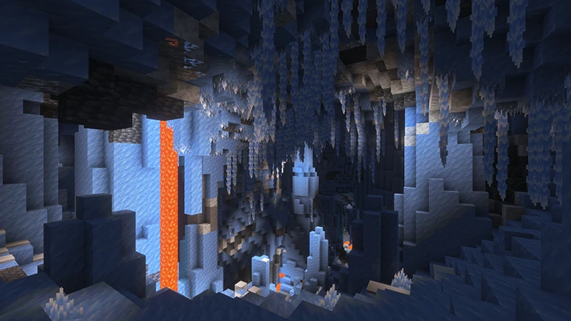 Minecraft anuncia las Cuevas de Hielo