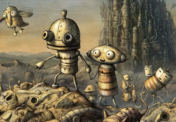Todos los detalles del anuncio de Machinarium 2: trama con Josef y Berta, control de dos personajes, escenarios renacentistas y música de Floex.