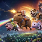 Capyverse Odyssey estrena demo jugable en Steam. Enfréntate a hordas de enemigos disparatados junto a tus amigos a los mandos de un carpincho con mochila propulsora.