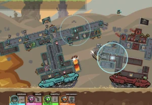 Todos los detalles del anuncio de Tower Tanks: construcción modular de vehículos, gestión en tiempo real y destrucción destructible en cooperativo.