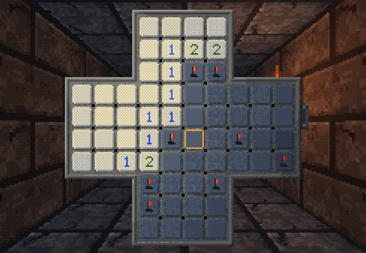 Todos los detalles de You'll Be Mined: el Buscaminas se convierte en un dungeon crawler con multiplicadores de puntos, notas de otros jugadores y gestión de daño.